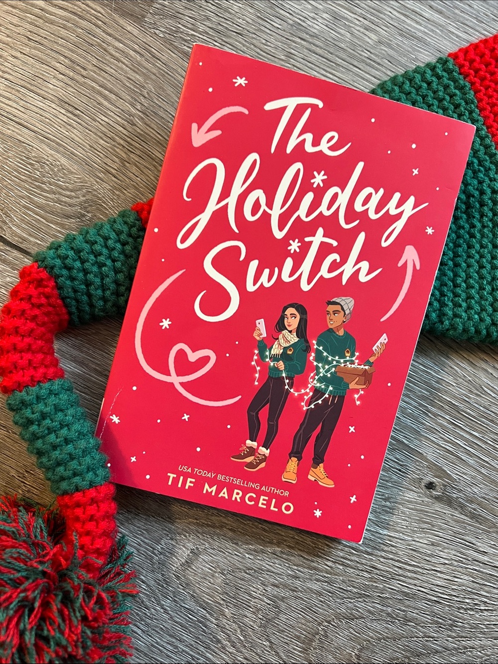 Winter Holiday Romance Novel The Holiday Switch, Young Adult, by Tif Marcelo 🎄❄️